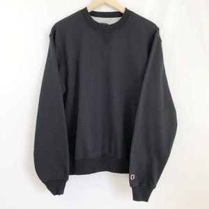 Champion Classic Crew Neck Black Sweater